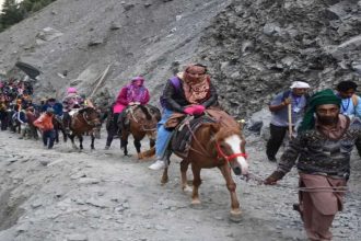 Jammu and Kashmir: Amarnath Yatra suspended for August 12 on Baltal route after heavy rains