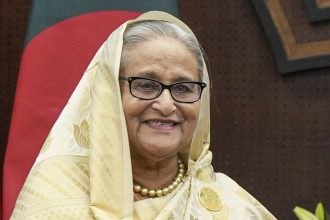 Bangladesh PM Sheikh Hasina lands in Ghaziabad