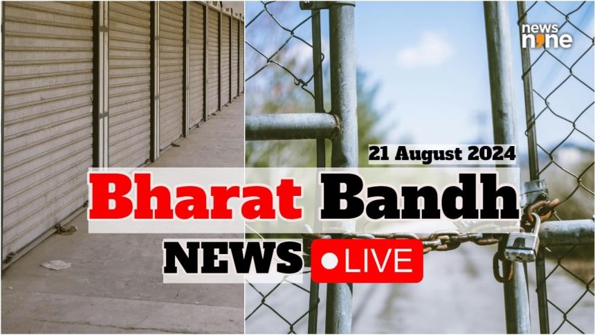 Bharat Bandh Today LIVE NEWS, SC/ST Reservation Nationwide Protest Live Updates. 21 August 2024 Traffic Advisory and Routes to Avoid in Rajasthan, MP, UP, Maharashtra, Haryana. Get Latest Updates on Bus, Cab, Train, Flight Services and School, College, Offices, Banks Closed / Holiday News LIVE | India News