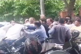 Congress MLA Rafiq Khan thrashed by retired soldier in Jaipur, video goes viral