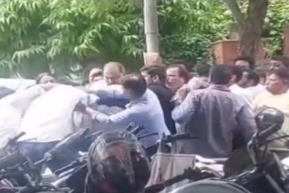 Congress MLA Rafiq Khan thrashed by retired soldier in Jaipur, video goes viral