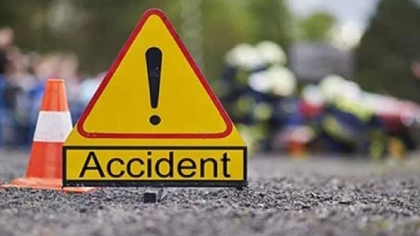 Double decker bus collides with car on Agra Lucknow Expressway Seven dead