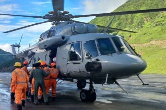 Kedarnath Cloudburst Deteriorating weather poor visibility landslide disrupts rescue operations