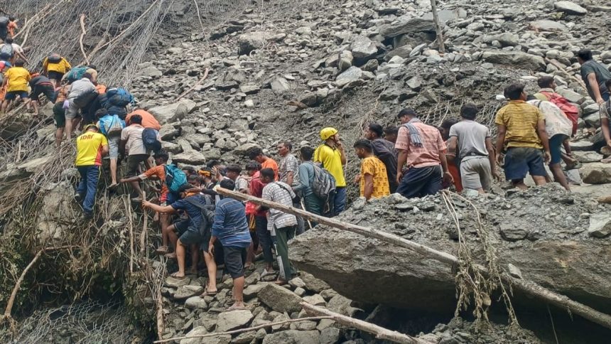 Kedarnath cloudburst More than 5000 pilgrims rescued 780 airlifted from