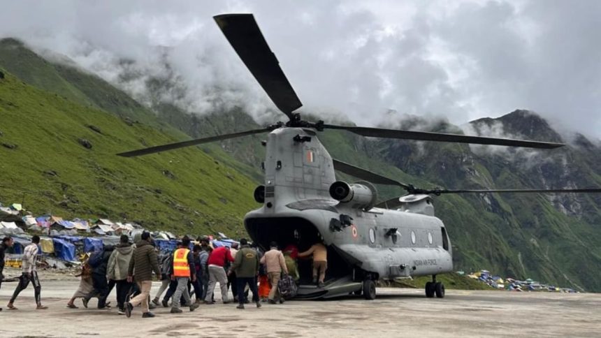 Kedarnath cloudburst Over 12k pilgrims rescued govt to restore Kedarnath