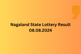 Nagaland State Lottery Result 8082024 LIVE Dear Mahanadi Winners list