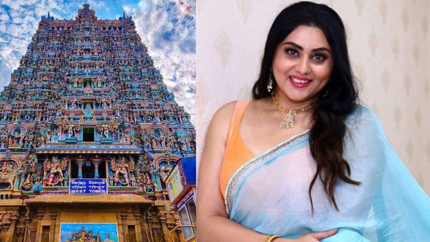 Actress Namitha alleges discrimination at Madurai temple, claims she was asked to prove her faith