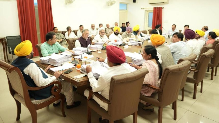 CM led cabinet gives nod to summon 7th session of 16th Punjab Vidhan Sabha on September 2-4