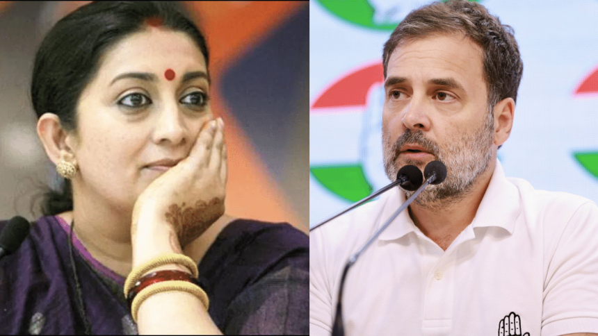 ‘When he sports T-shirt in Parliament’: Smriti Irani on ‘changed political style’ of Rahul Gandhi