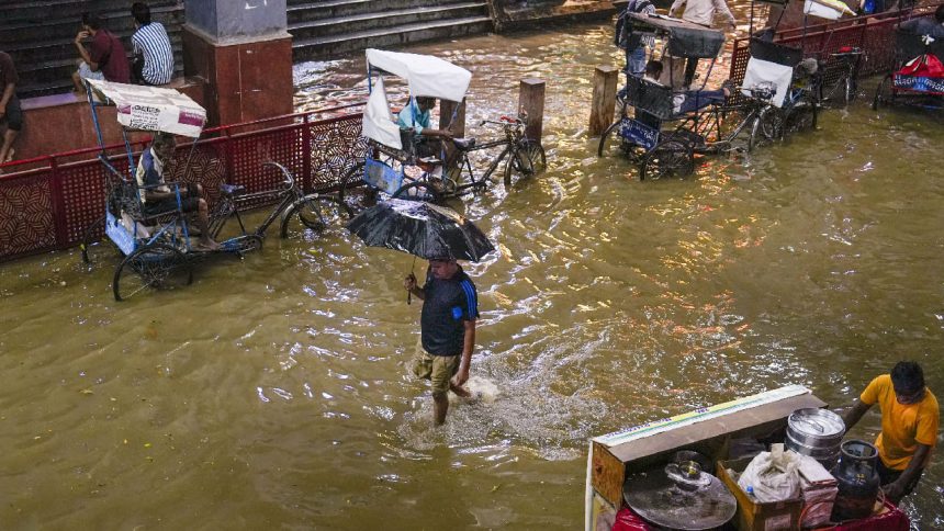 Two hour rain bounty cripples Delhi Old Rajendra Nagar flooded again