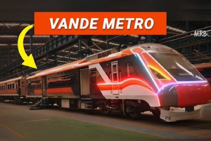 Vande metro takes off Trial run between Chennai Beach Katpadi on