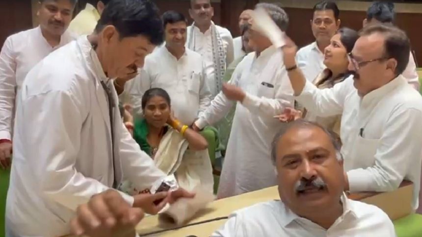 Video Rajasthan Congress MLA Ramila Khadias health deteriorates after overnight