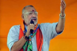 Union Minister Giriraj Singh attacked in Bihar while attending Janata Darbar, accused nabbed