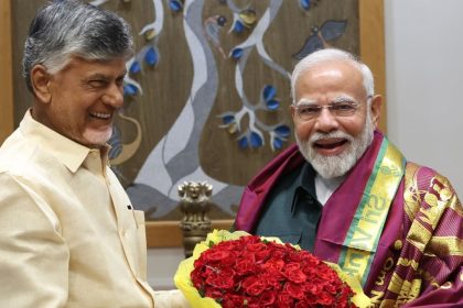 Andhra CM Naidu Meets PM Modi, seeks early release of funds for Polavaram project