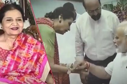 Who is Qamar Sheikh, PM Modi’s Pakistan-origin sister tying him rakhi for 30 years