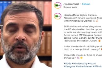 Congress fumes as Russia Today’s Instagram handle shares video trolling Rahul Gandhi