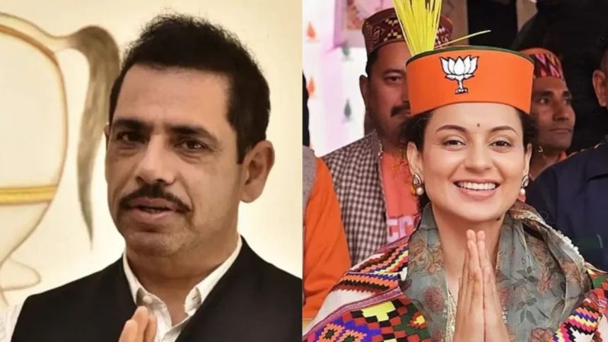 ‘No place in Parliament’: Robert Vadra slams Kangana Ranaut’s farmers’ protest remarks