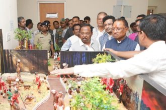 Chhattisgarh CM Vishnu Deo Sai inspects tribal freedom fighters’ museum