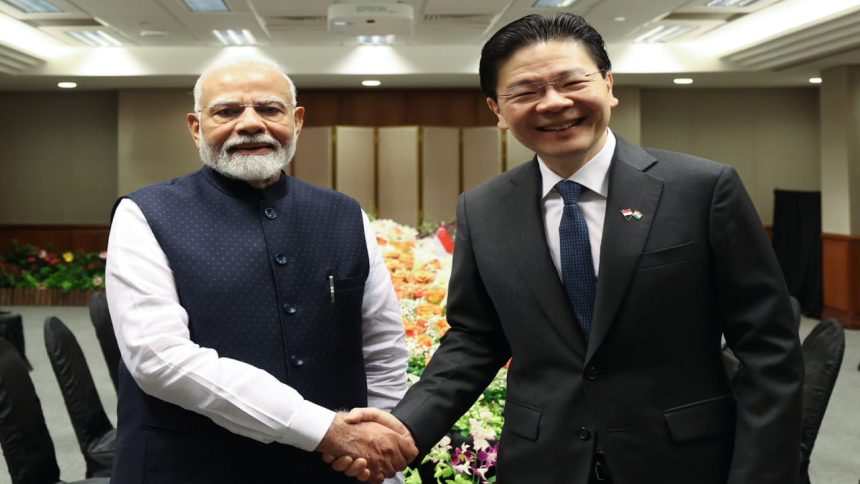 PM Modi meets Singapore counterpart Lawrence Wong; MoUs on Semiconductors, Digital Tech signed