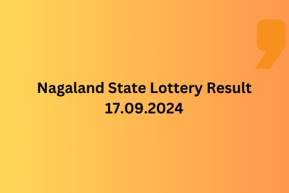 Nagaland State Lottery Result LIVE 17.09.2024: Dear Godavari Winners list