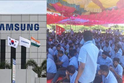 Samsung India workers’ strike enters Day 7, production badly hit at Chennai plant