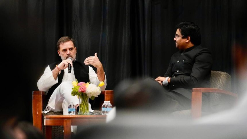 ‘RSS believes that India is one, but…’: Rahul interacts with students in Texas