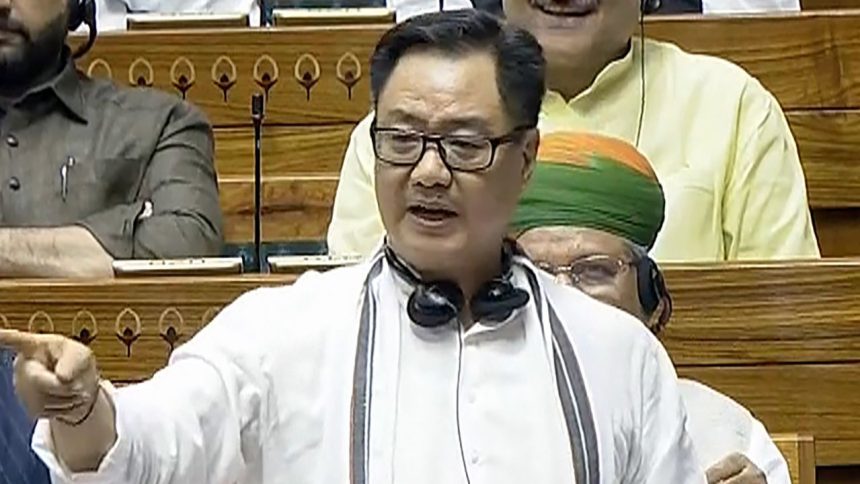 ‘Anti-India character’: Kiren Rijiju slams Zakir Naik over Waqf Bill comments