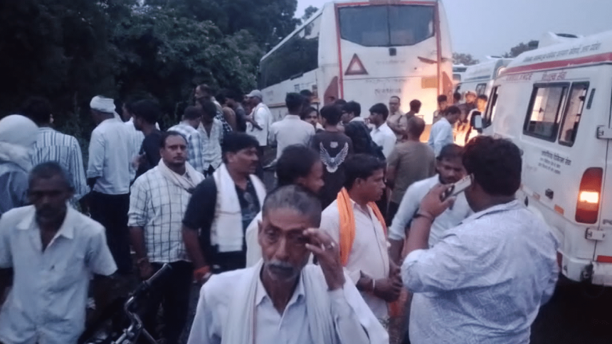 12 killed in collision between bus and car in Uttar Pradesh’s Hathras