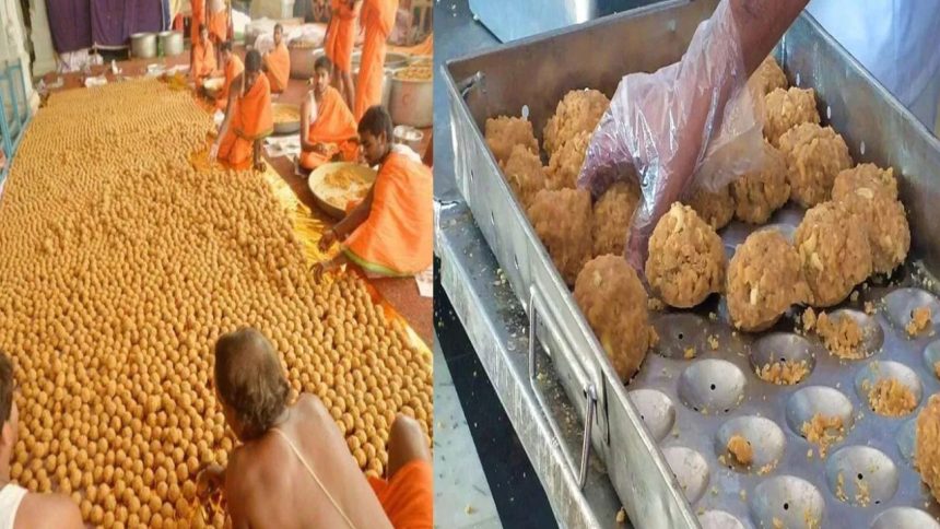 What are beef tallow, lard, and fish oil ‘used in Tirupati temple laddu prasadam’?