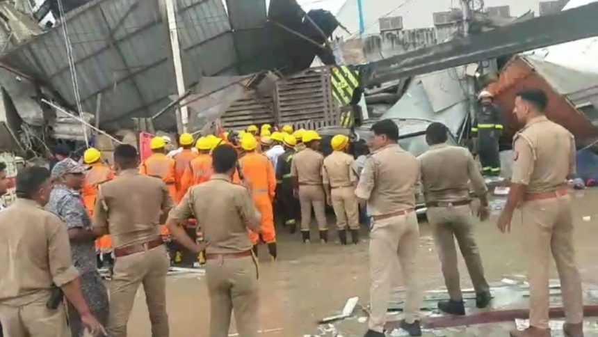 1 dead, 20 feared trapped as building collapses in Lucknow; rescue ops underway