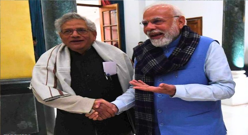 PM Modi condoles Sitaram Yechury’s demise, says he was leading light of Left