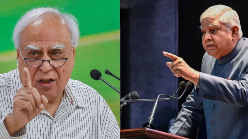 ‘Symptomatic malaise’: Vice President Dhankhar’s remark draws flak from Kapil Sibal