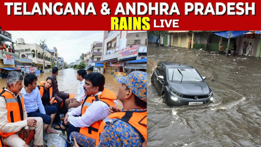 Andhra Pradesh, Telangana Rain LIVE: Centre dispatches NDRF teams as states struggle with floods